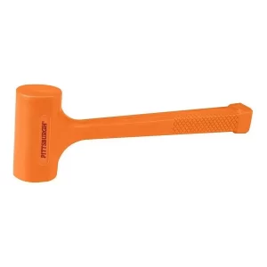 Martillo De Impacto De Goma Naranja Neón De 4 Lb. 3 Pzas